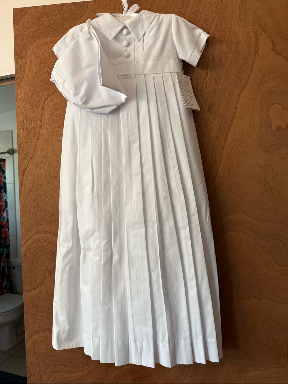 Baby boy christening baptism gown NEW